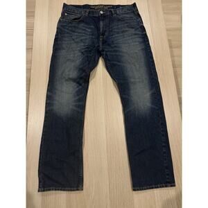 American Eagle Vintage 100% Cotton Slim Straight Hi-Rise Denim Jeans Size 30 Men